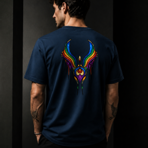 Glasswing Relic · Organic Cotton Wearable Art T-Shirt