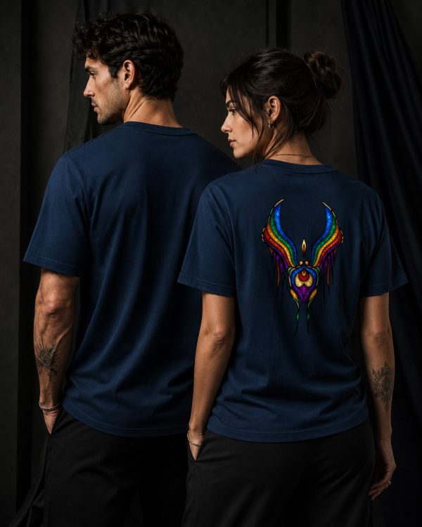 Glasswing Relic · Organic Cotton Wearable Art T-Shirt - Image 3